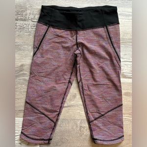 Lululemon Vintage Striped Capri Legging Sz. 4
